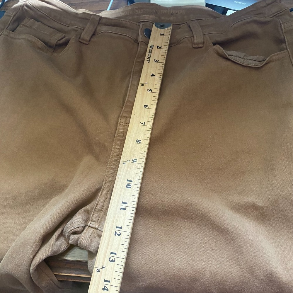Soft Surroundings Women's size 16 Brown Pants Relaxed Boot Cut Jeans - Picture 6 of 9